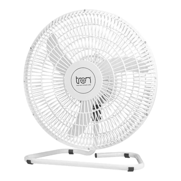 Ventilador de Mesa Tron Oscilante 50cm PP Branco Bivolt