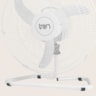 Ventilador de Mesa Tron Oscilante 50cm PP Branco Bivolt