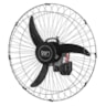 Ventilador de Parede Oscilante 50cm 140W Grade Aço Preto Bivolt Tron