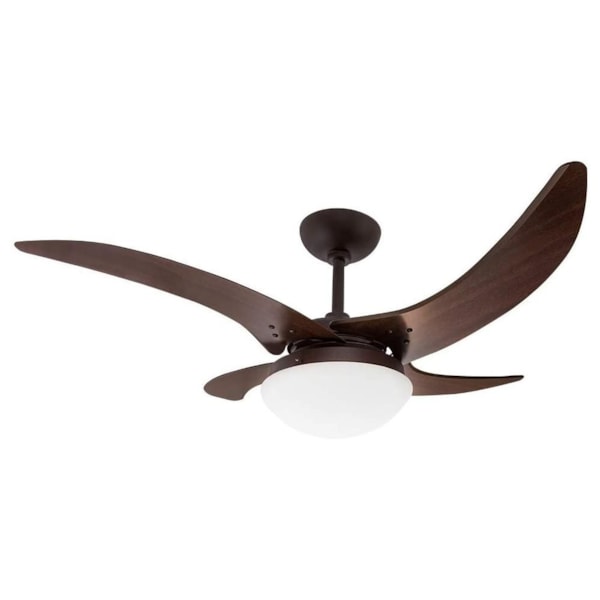 Ventilador de Teto Tron Mareiro Marrom Café 4 Pás 130W 127V