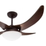Ventilador de Teto Tron Mareiro Marrom Café 4 Pás 130W 127V