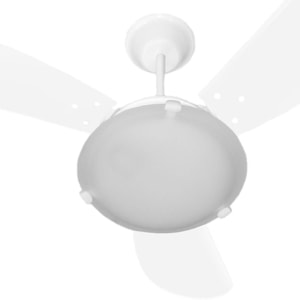 Ventilador de Teto Tron Max Colors Branco 127V